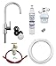 Produktbild Einbaufilter von Finerfilters, Deluxe-Trinkwasserfilter, Untertischmontage, Montage unter der Spüle, einfacher Twist-Fit-Filter-Trockenwechsel, moderner Wasserhahn