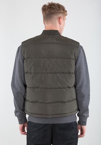 Alpha Industries Puffer Vest LW Weste für Herren Dark Olive – Ansicht 5
