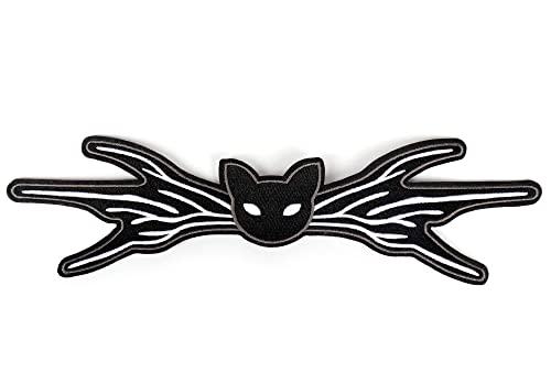 C-ZOFEK Headwear Black White Stripe Gothic Halloween Cosplay Headwear for Men Women (Black)