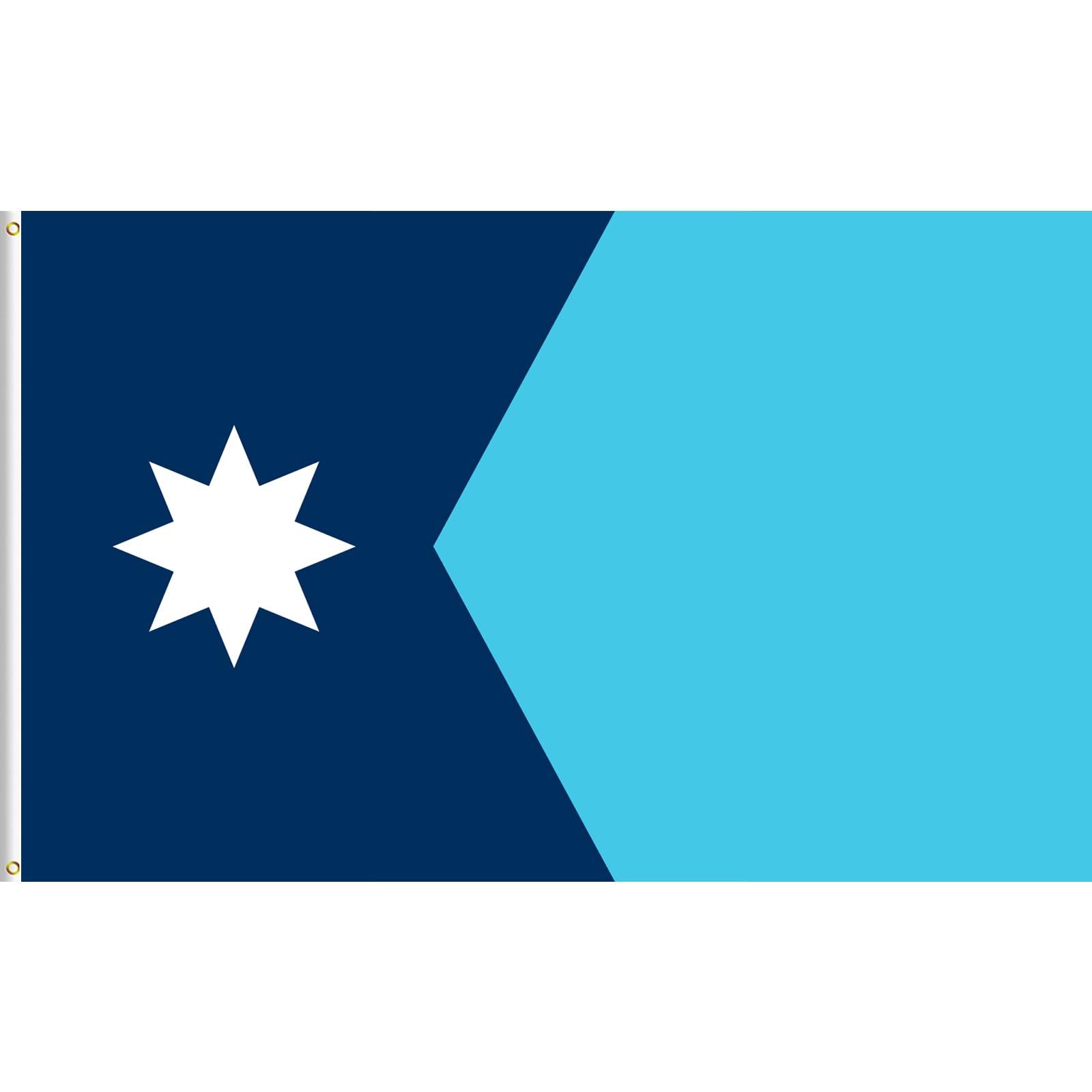 New Minnesota Flag 4 x 6 FT, 120 x 180 cm New Minnesota State Flag, Polyester MN Banner for Outdoor, Vivid Color, Fade Proof, Durable, with 2 Brass Grommets