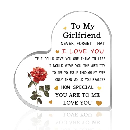 Gf Gifts I Love You Gifts for Girlfriend Romantic Gift for Her Gf Valentines Christmas Birthday Gift...
