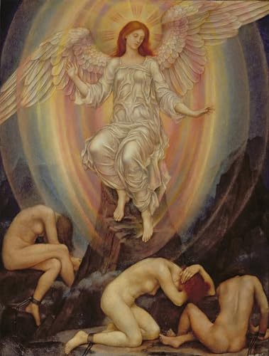 Tableaux Graffiti Art Mural Evelyn De Morgan poster impression peinture moderne 60x90cm