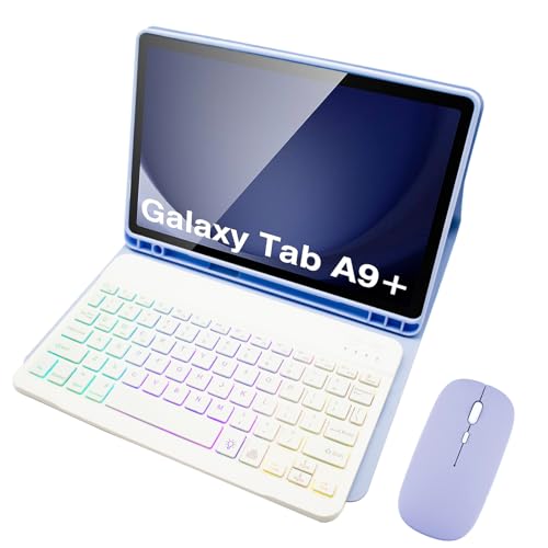 Funda teclado español Ñ Samsung Tab A11+ evita errores de escritura con ratón