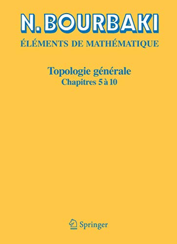 Topologie générale: Chapitres 5 à 10