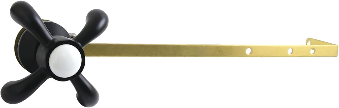 Kingston Brass KTTXD0 French Country Side Mount Toilet Tank Lever, Matte Black