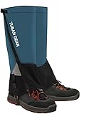 UNIQOCK Gaiters for Hiking Waterproof, Leg Gaiters with Upgraded Zipper Design, Lightweight Shoe Gaiters for Men Women, Dirt-Proof Ripstop Hiking Gaiters, Breathable Boot Gators for Hunting