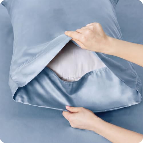 Image of Bedsure PureWoven 100% Rayon Derived from Bamboo, Twin Bed Sheets, 3 Pieces