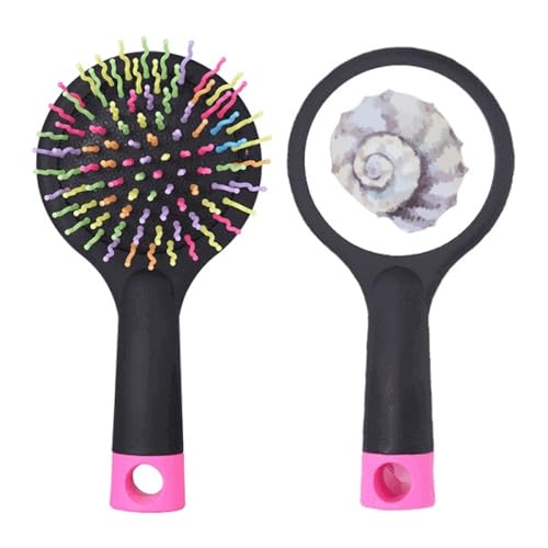 Brosse démêlante pour cheveux emmêlés à base coussin amortissante marine