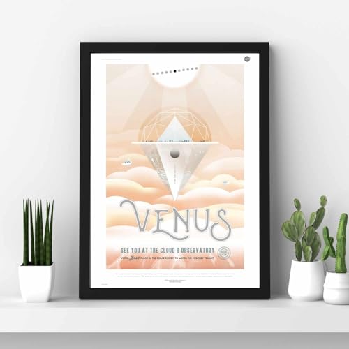 Impression giclée Venus NASA Spiffing Prints - Cadre de prestige pour décoration