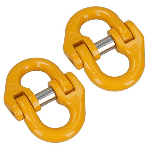22mm Towing Lifting Component Connector Safety Tow Chain 15 Ton WLL 2pc