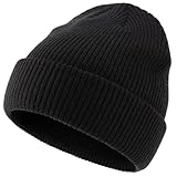 Touca De Frio Masculina Lisa Adulto Inverno Gorro - Diversas Cores Tamanho Único Unissex (PRETO)