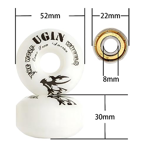LONTOHCE Skateboard Wheels With Tool Set