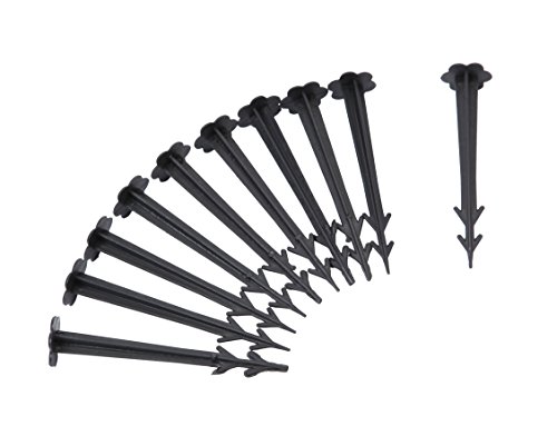 Floraworld Befestigungserdnägel 10er Set Classic, Grün, 12 x 2.7 x 2.7 cm
