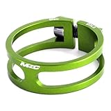 Msc Bikes MSC ULT. Alu7075 T6 CNC+TI 34.9 mm - Cierre tija de sillín de Ciclismo, Color Verde anodizado