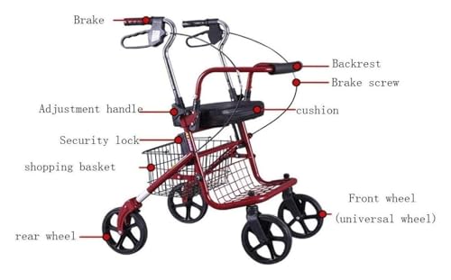 Déambulateur de marche pliable pour personnes âgées