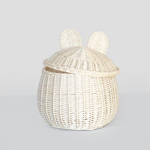 PLATAN ROOM Cestino in vimini con orecchie cestino...