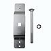 Spare Tire Carrier Holder Mount Wheel Bracket Rack for 802 Cargo Utility Enclosed Race Trailer,Mount Your Spare Tire Directly to The Wall of Your Trailer Fasten Tire Convenient to Repair and Carry