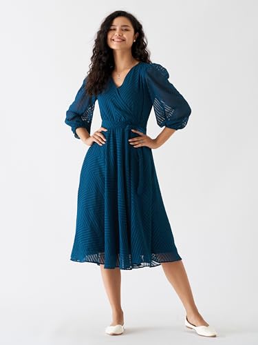 Image of AASK Women Fancy Plain & Solid Designer Dress for Women