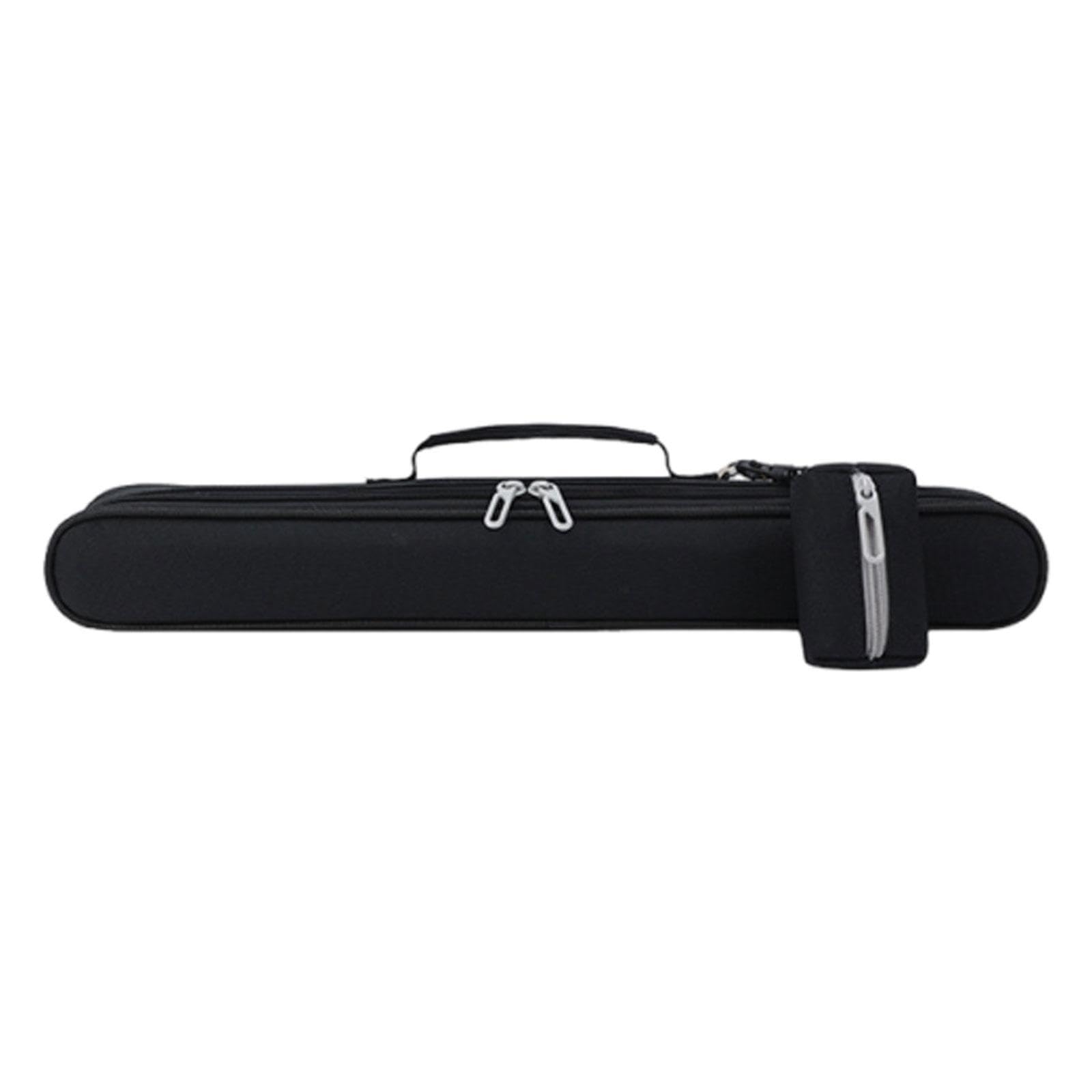 F Fityle Estuche de transporte para flauta, de tela Oxford con asa, resistente al desgaste, multifuncional, resistente al agua, Negro