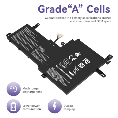 Image of B31N1842 0B200-03440000 Laptop Battery Replacement for ASUS VivoBook S15 X513EA X513EP X513EQ X513IA X531F X531FA K531 K531F K513EA K513EQ F513EA F513EP S513EA S513EP S513EQ K531FA X531FL S531F