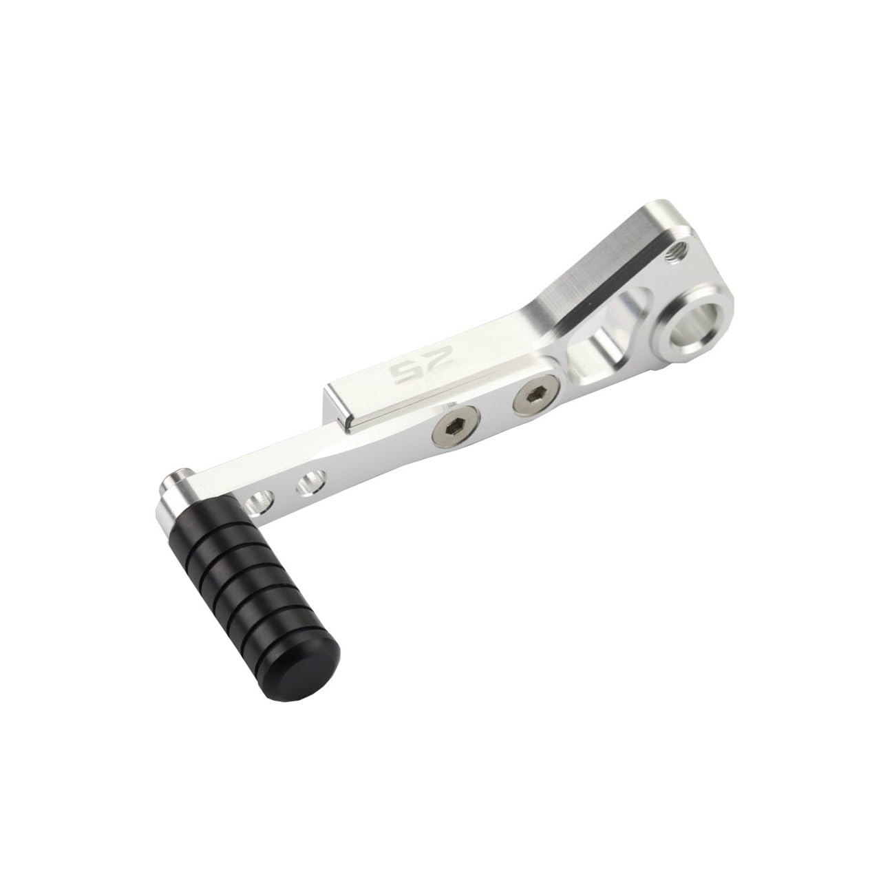 Levier de vitesse moto réglable en aluminium argenté pour 650MT - 5