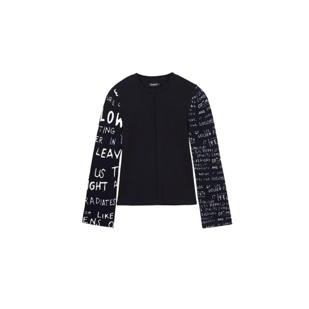Desigual Women's Black Ts_vine, 2000, Xl, Xl