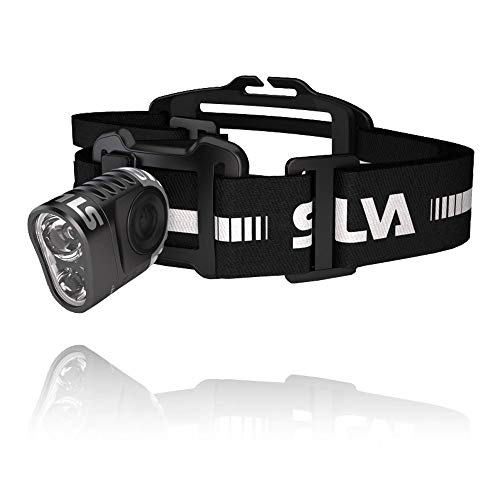 Silva Schneider Trail Speed 3XT zaklamp met hoofdband zwart ABS aluminium IPX5 LED 2 lampen