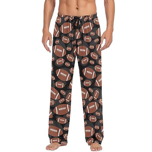 Dinosaurs Night Sky Pajama Pants Mens Lounge Pants Straight-Fit Men Pajama Bottoms with Drawstring Pockets