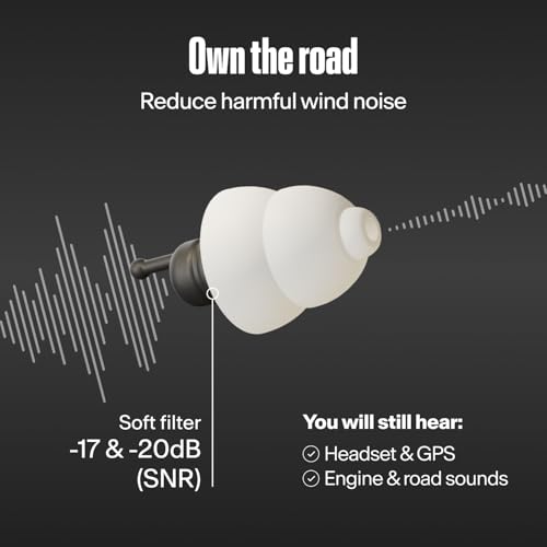 Image of Alpine MotoSafe Duo | Motorcycle Ear Plugs for Wind Noise Reduction