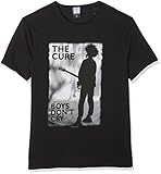 Weicher Pfirsich-Stoff Amplified Herren The Cure -Boys Don’t Cry T-Shirt, Schwarz (Black Bk), L