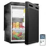 GEARFLOW 65L Campervan Fridge, Camping Refrigerator with APP Control Reversible Door, 12V Fridge Freezer for Campervan, Car, Truck, Boat, Motorhome