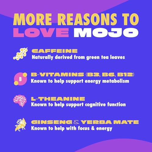 Image of MOJO Energy Pouches, 50 mg per Caffeine Pouch, 15 Pouches, 5-Pack (5-Pack, Sour Apple)