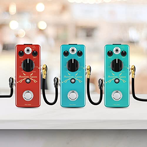 Flat Guitar Patch Cables, Devinal Pedal Boards Cord 1 Feet Kit Gold Plated, Instrument Effects Adapter Set 3 Pack, 1/4 Mono Right Angle Pancake Type Connectors, Ts Low-Profile Plug #TOP2