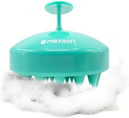 Maxsoft Hair Scalp Manual Massager Shampoo Brush for Hair Massager, Green