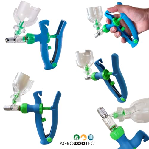 Vacinador Proxi Plus Fluxo Contínuo Aplicador Dosador Medicamento Boi Vaca Bovino Animais Veterinári