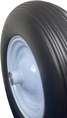 Miniatura 4 de Carretilla de ajuste universal que nunca se aplana (banda de rodadura acanalada, color negro)