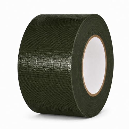 Image of GGR Supplies CDT-36 Olive Drab Cloth Duct Tape, 3 Inch x 60 Yards | Industrial Grade; Waterproof and UV Resistant; Clean Removal With No Sticky Residue; Repairs, Packaging, Bundling and Sealing