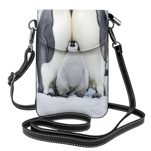 Sac à bandoulière pingouins léger pour organiser vos monnaies et clés en voyage