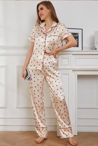Pyjama en satin de soie ensemble deux pièces chic : le cadeau idéal pour elle