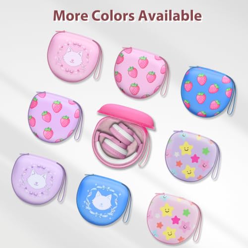 Kids Headphones Case for Tonies/iClever Etc Headphone,Cat Red,Case Only by XANAD - Used condition - Image 3