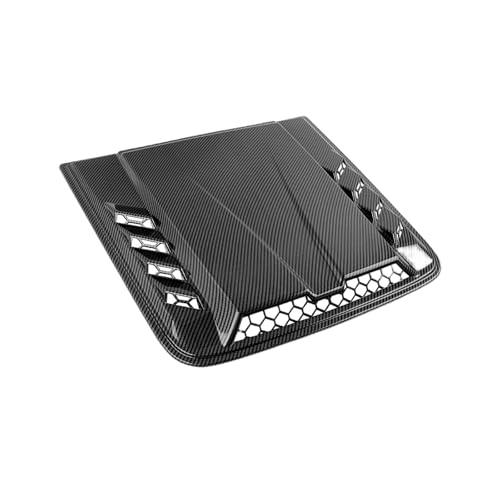 Capó decorativo con apariencia carbono negro y flujo de aire universal para coche tuning
