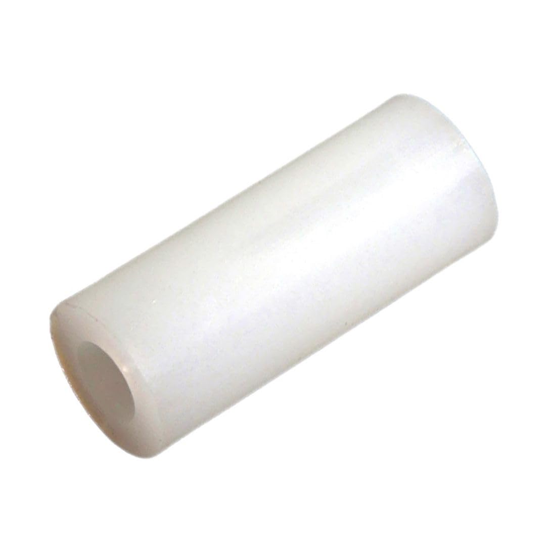 Entretoises/Entretoises en nylon (Plastique), non filetées, pour séparer les surfaces délicates, usage industriel et domestique - 10,2 à 20 x 8 - Naturel - 100 pièces - Plastic Hardware Store