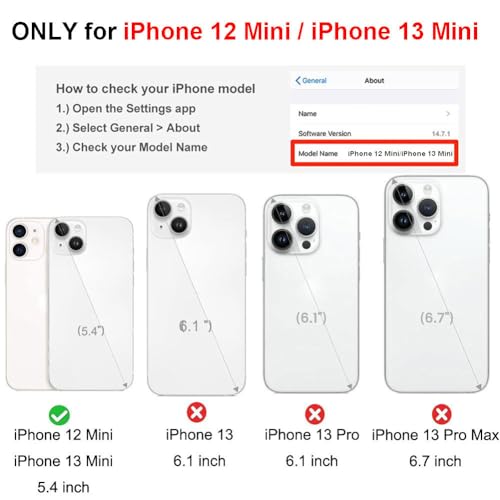 Coque iPhone 13 Mini à paillettes et fleurs séchées