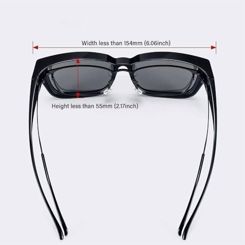 UV Protection That Can Be Worn over Other Glasses Shades Wrap Around Polarized Fit Sunglasses2