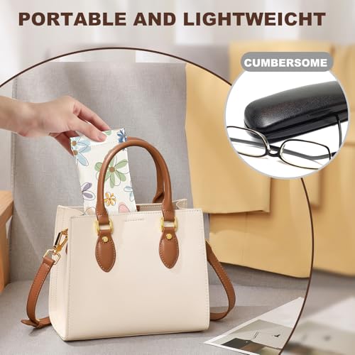 Image of Anikathy 2Pcs Sunglass Eyeglass Glasses Case Soft PU Leather with Cleaning Cloth Portable Glasses Pouch Bag for Men Women