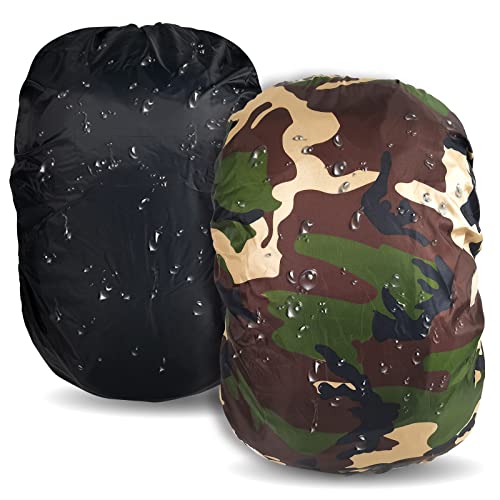 Storvyllf Backpack Rain Cover,2 Pack Waterproof Backpack Cover (35-50L) For Hiking Camping Traveling Cycling Outdoor,Ultralight Compact Portable #TOP3