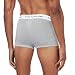 Calvin Klein COTTON STRETCH, 3P TRUNK, Bóxer Hombre, Multicolor (Black/White/Grey), M