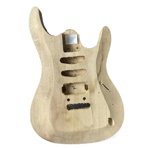 HYLQZAT Corps De Guitare Professionnel Corps De Guitare Électrique DIY en Tilleul Massif avec Vibrato À 2 Points