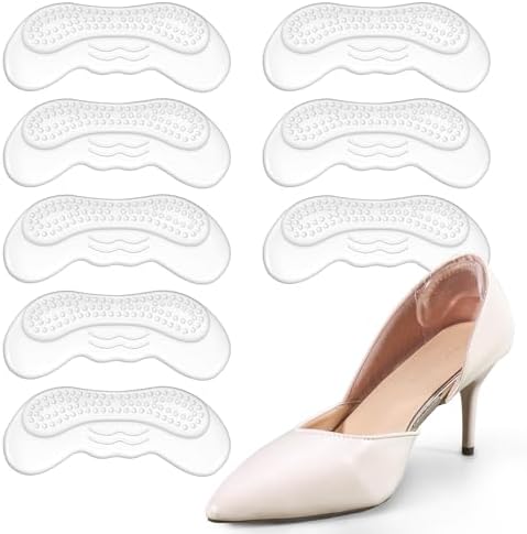 Clear Heels For Women Heel Shoe Grips Shoes Too Big Sponge Set By