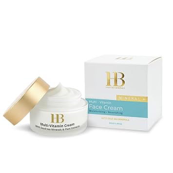Multi Vitamin Face Cream SPF 20 50ml Moisturizing Facial Cream with Vitamins, Dead Sea Minerals & Natural Oils for Hydrated Smooth Skin and Daily Sun Protection Care